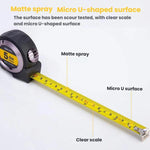 自鎖鋼捲尺TPR覆蓋測量尺，得力79550 3m x 16mm，得力79551 5m x 19mm，得力79552 7.5m x 25mm，得力79553 10m x 25mm