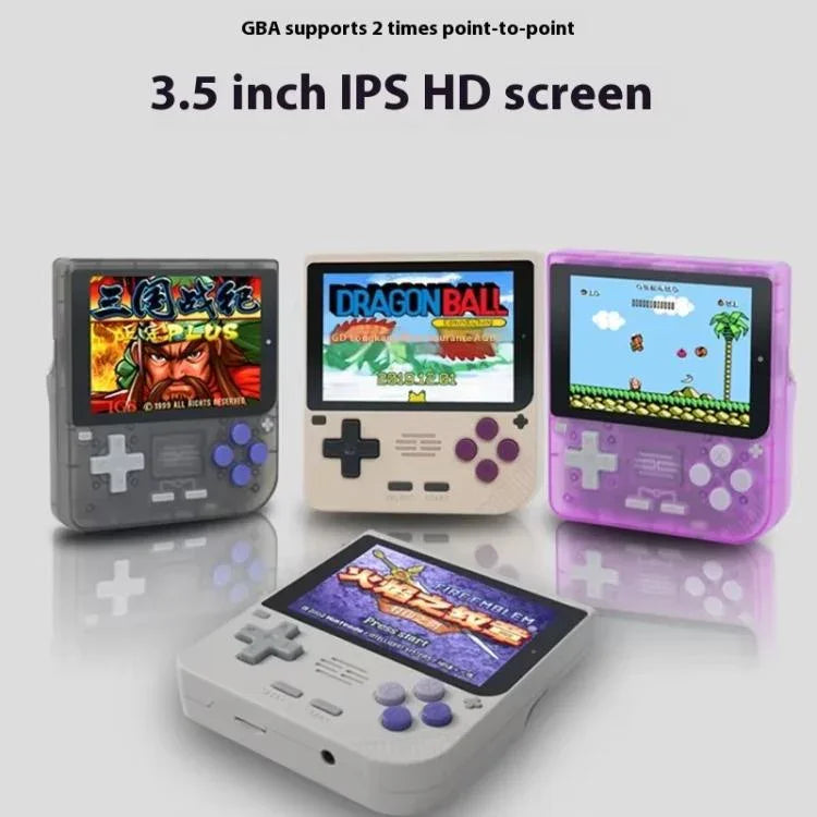 POWKIDDY V10 復古掌上遊戲機 3.5吋IPS OCA全貼合，四核Cortex-A35 1.5GHz，64G，128G