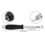 5pcs Socket Wrench Handle Extension Rod Combination Repair Tool, 1/4x150mm Chrome Plated, 1/4x150mm Zinc Plated