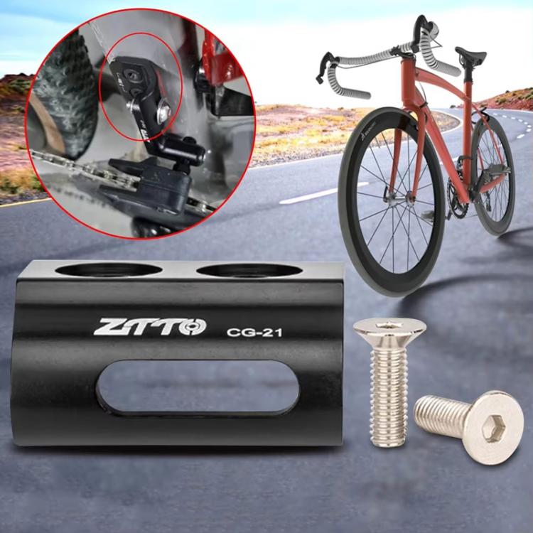 ZTTO 公路自行車前變速器支架前變速器掛架安裝夾，CG21 黑色、CG21 紅色、CG22 黑色、CG22 紅色