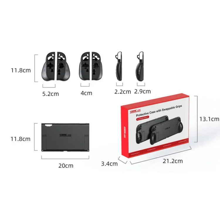 適用於Nintendo Switch 2 STARTRC GAMES 手持保護殼 分離式雙握把保護殼