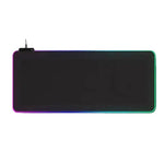 Micro-USB LED 發光滑鼠鍵盤墊 RGB 彩色燈光，鎖邊加厚滑鼠桌墊，250x350x3mm，250x350x4mm，300x800x3mm，300x800x4mm，400x900x3mm，400x900x4mm