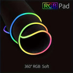 Micro-USB LED 發光滑鼠鍵盤墊 RGB 彩色燈光，鎖邊加厚滑鼠桌墊，250x350x3mm，250x350x4mm，300x800x3mm，300x800x4mm，400x900x3mm，400x900x4mm