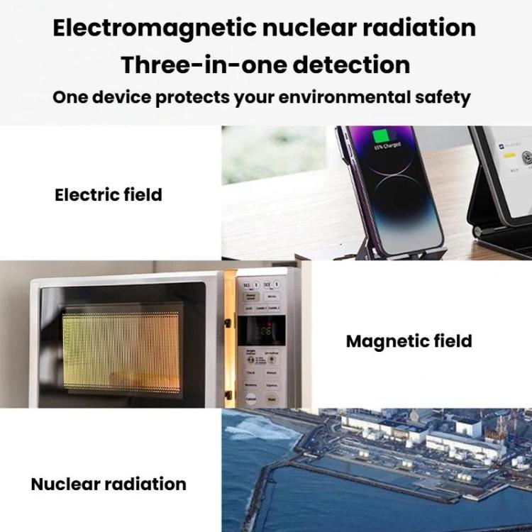 FNIRSI GC-03 3合1 電磁核輻射檢測器，適用海鮮環境