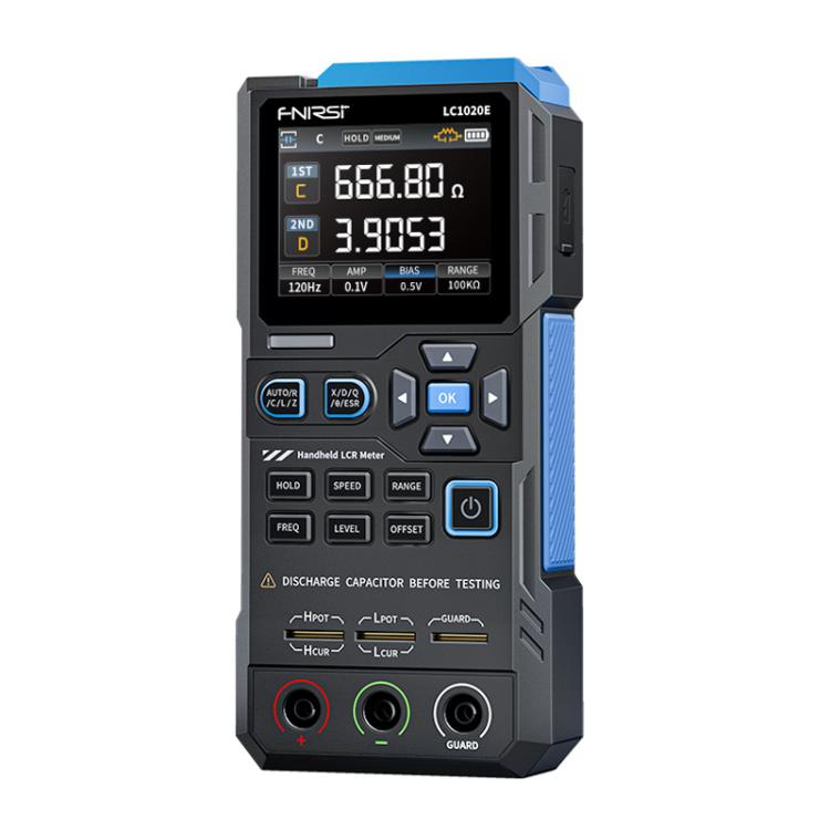 手持數位橋式測試儀 電容電阻電感測試器，FNIRSI LC1020E