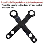 Thickened Four-Jaw Angle Grinder Wrench Grinding Wheel Disassembly Assembly Tools, 2pcs