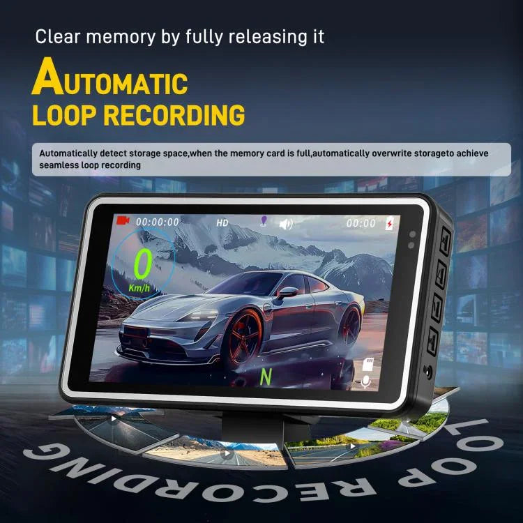 5 吋 1080P 汽車攝像頭，帶 WIFI HUD 顯示汽車 DVR，L5965
