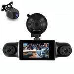 3 吋 2K 汽車 DVR 攝像頭 WiFi 四錄高清汽車記錄儀，帶 1080P 重力感應，L5942