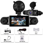 3 吋 2K 汽車 DVR 攝像頭 WiFi 四錄高清汽車記錄儀，帶 1080P 重力感應，L5942
