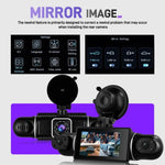 3 吋 2K 汽車 DVR 攝像頭 WiFi 四錄高清汽車記錄儀，帶 1080P 重力感應，L5942