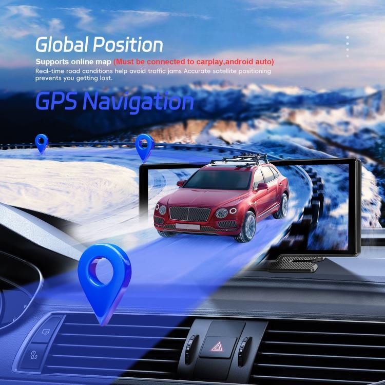 4K 高清車用行車記錄器車用導航 CarPlay 車用中控螢幕，A4473