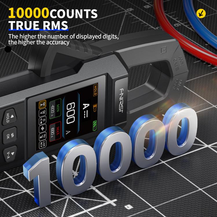FNIRSI 全自動智慧型電流鉗式萬用表，DMC-100