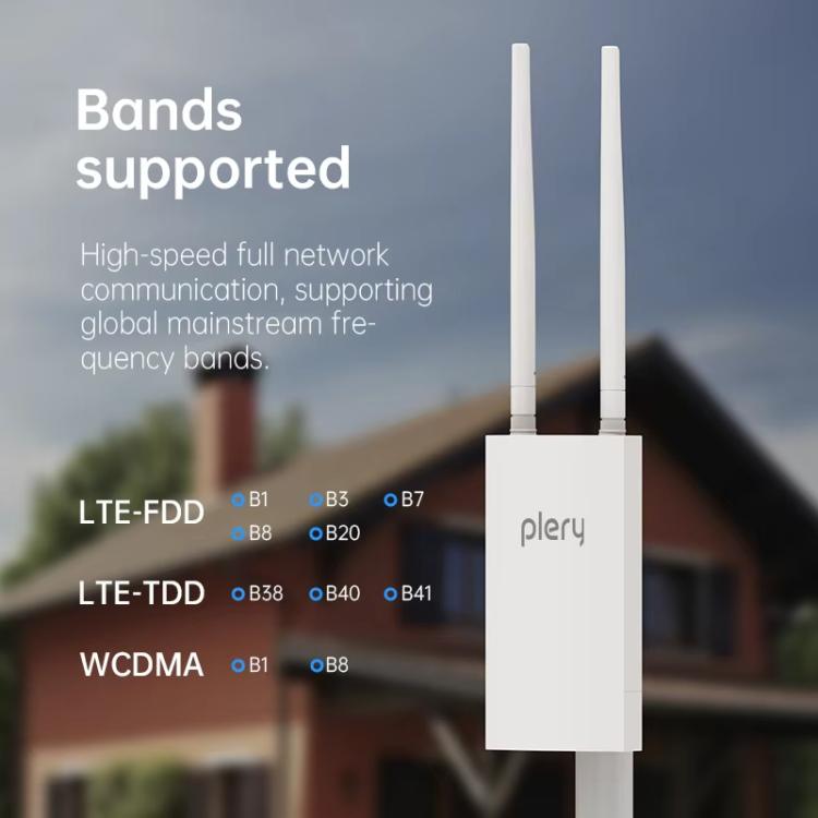 COMFAST Plery R702 戶外 4G LTE 無線路由器 IP66 防水 通用 SIM 支援，歐規插頭，美規插頭，英規插頭，澳規插頭