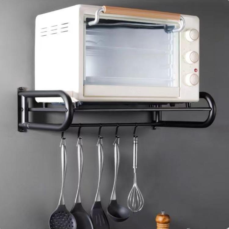 重型不鏽鋼壁掛式微波爐架廚房烤箱架帶掛鉤，36x36.5cm, 45x36.5cm, 51x36.5cm, 56x36.5cm