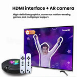 AR動作感應舞蹈墊，適用於電視和電腦，無線雙人健身遊戲墊，帶HDMI和16GB記憶卡，情侶款，絨面款