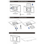 適用於 Mac Mini M1 / M2 桌下顯示器後置安裝支架，適用於 Mac Mini M1 / M2