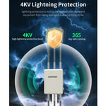 COMFAST CF-WA937 WiFi 6 3000Mbps 戶外接入點 雙頻高功率無線 AP 帶 2.5G 以太網，歐規插頭，美規插頭
