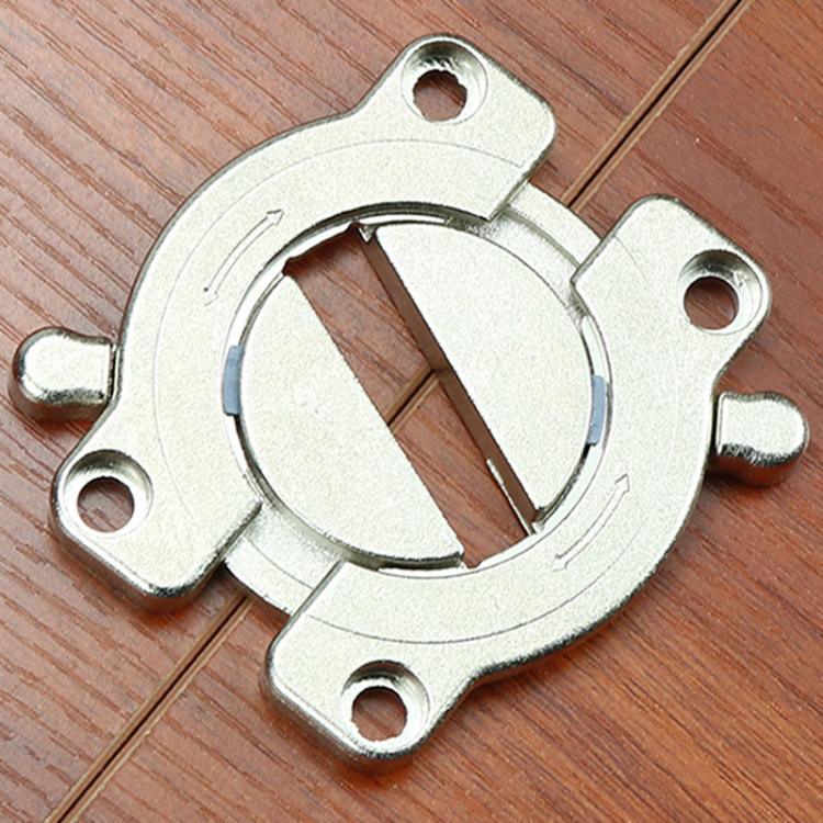 鋅合金桌面連接套件 帶螺絲 重型桌面連接板 用於木質家具