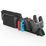 ipega 10合1充電座，適用於Nintendo Switch 2 / Switch Joy-Con及Switch 2 Pro控制器 USB插頭版本，PG-SW2187