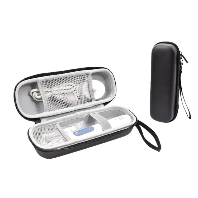 W221適用Oral-B / Philips電動牙刷收納包PU防水迷你旅行盒，適用Oral-B / Philips