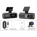 4K 雙錄 WiFi 智慧手機連接行車記錄儀，前+後，前+後+GPS軌跡，前+內，前+內+GPS軌跡