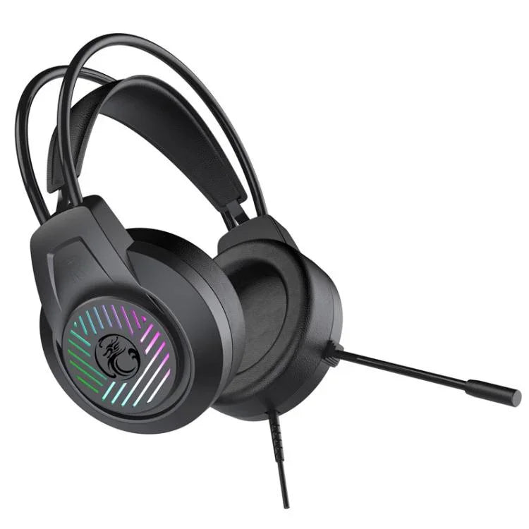 重低音3.5聲道耳機PC遊戲耳機1.5米有線遊戲耳機，iMICE HD-410