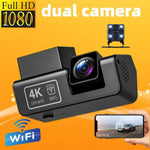 M68 1080P 高清夜視無屏行車記錄儀 24小時停車監控錄影，前+WiFi，前+後+WiFi