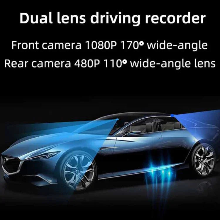 M68 1080P 高清夜視無屏行車記錄儀 24小時停車監控錄影，前+WiFi，前+後+WiFi