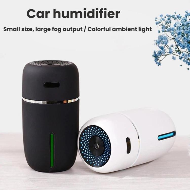 迷你USB加濕器 帶夜燈 車用便攜家用辦公大霧量加濕器，H02