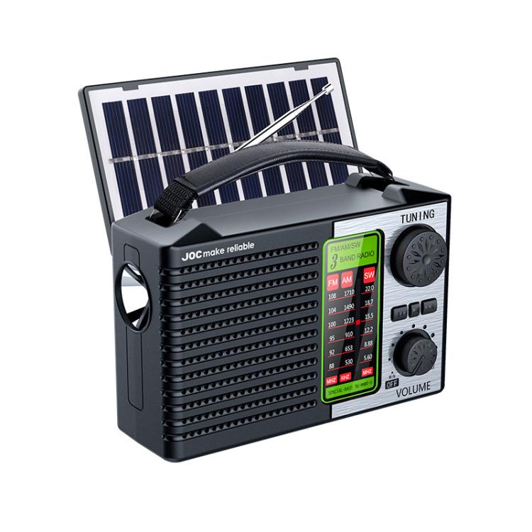 JOC TG-099BT-S 全頻太陽能收音機 帶手電筒 便攜藍牙收音機，JOC TG-099BT-S