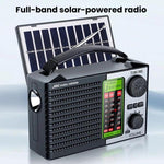 JOC TG-099BT-S 全頻太陽能收音機 帶手電筒 便攜藍牙收音機，JOC TG-099BT-S