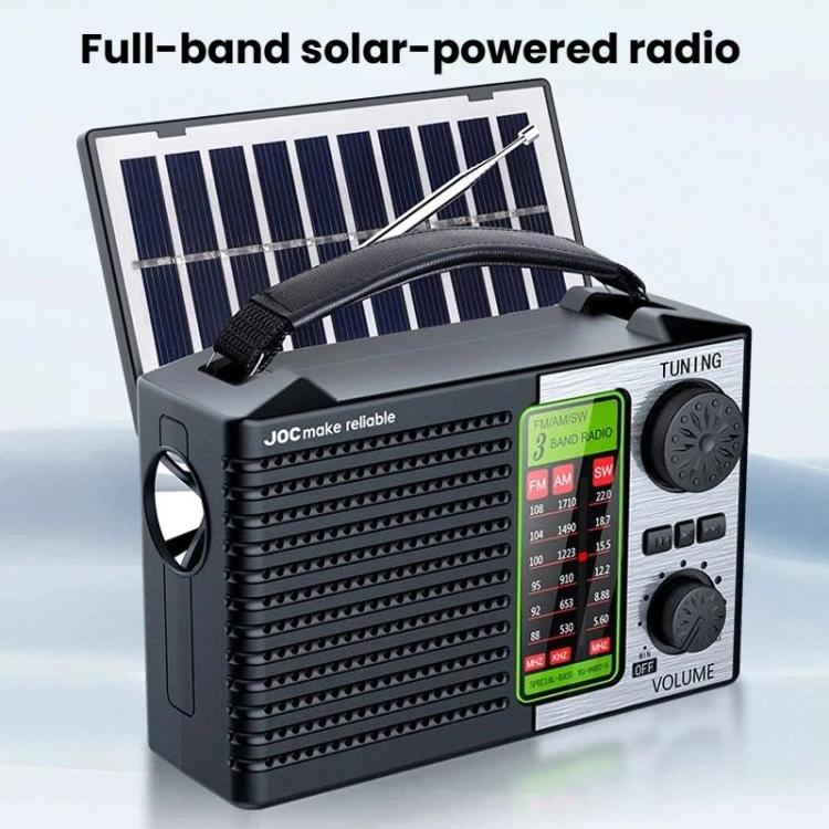 JOC TG-099BT-S 全頻太陽能收音機 帶手電筒 便攜藍牙收音機，JOC TG-099BT-S