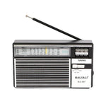 BAIJIALI BJL-667 FM AM 短波多頻段收音機 便攜式收音機 帶獨立旋鈕，BAIJIALI BJL-667