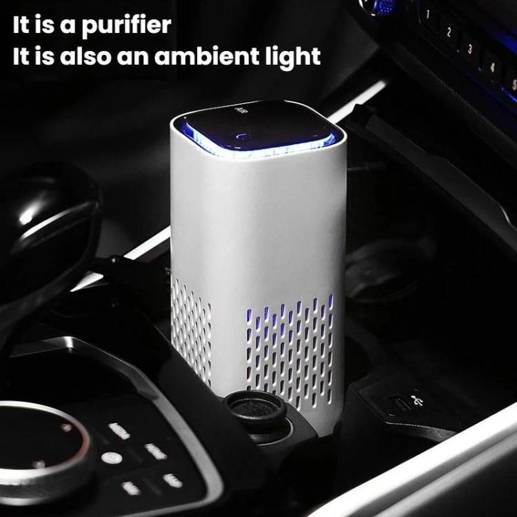 車用空氣淨化器 家用辦公桌面負離子緊湊USB除臭淨化器，A1