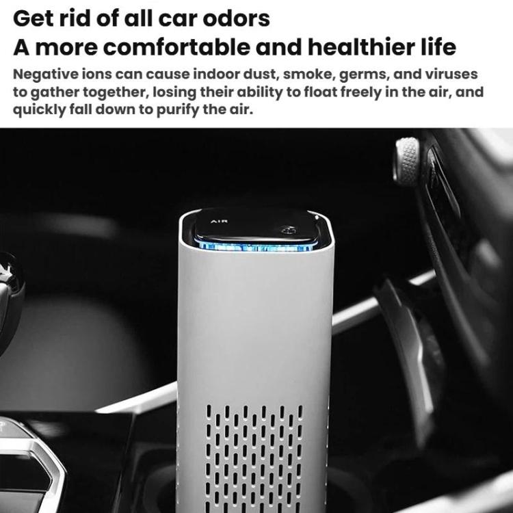 車用空氣淨化器 家用辦公桌面負離子緊湊USB除臭淨化器，A1