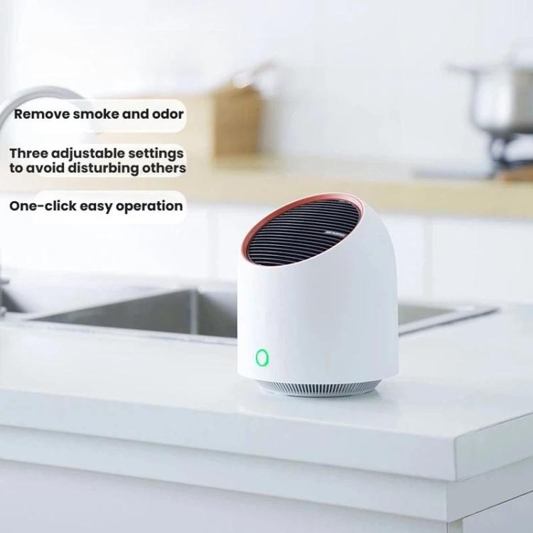 桌面空氣淨化器 小型家用USB靜音除臭便攜淨化器，A2