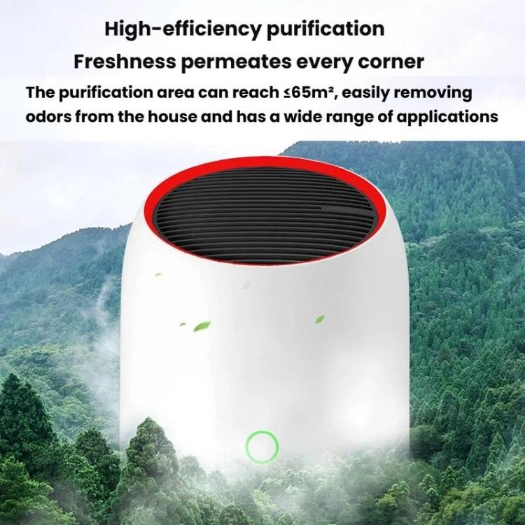 桌面空氣淨化器 小型家用USB靜音除臭便攜淨化器，A2
