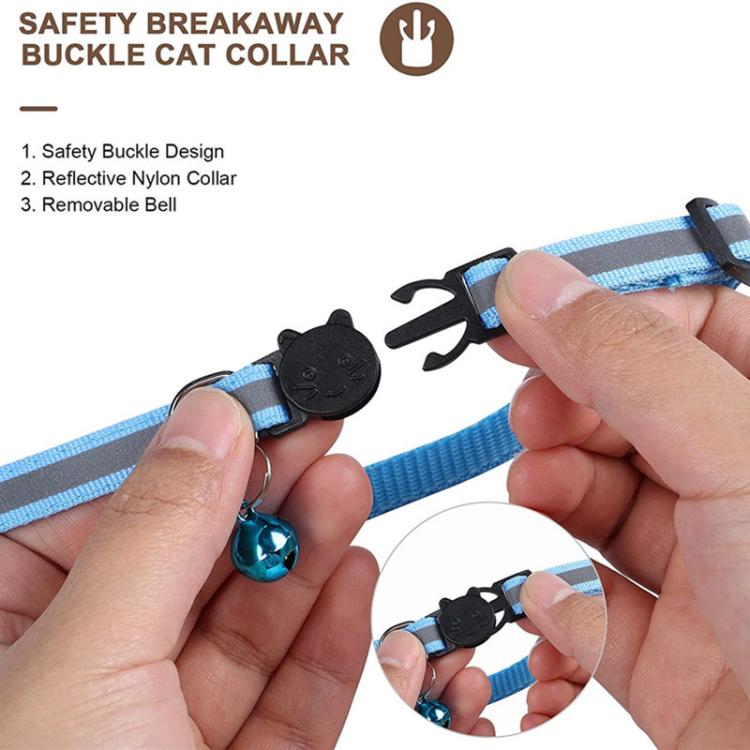 適用於 AirTag 第二代 / AirTag 第一代 貓項圈防水矽膠固定座，附安全斷開扣及魚與鈴鐺吊飾