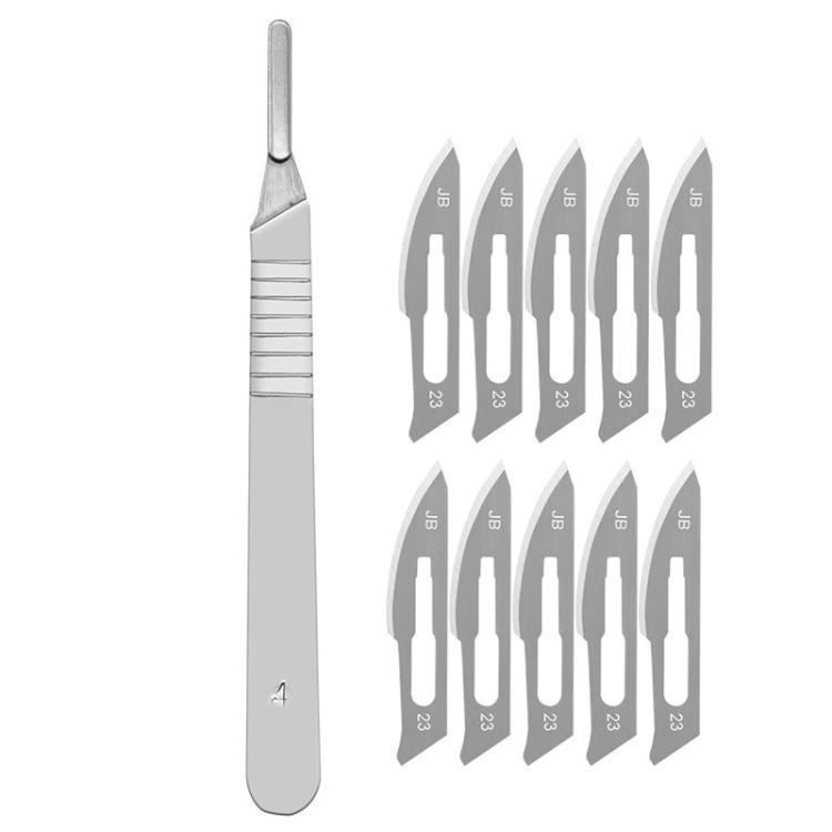 JunBei 11pcs /Set Fruit Carving Knife Set Cell Phone Repair Disassembly Auxiliary Blade Knife Handle, No.23, No.11