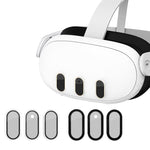 適用於 Meta Quest 3 鈦合金鏡片保護貼 防爆鋼化玻璃螢幕保護貼 VR 頭戴裝置配件