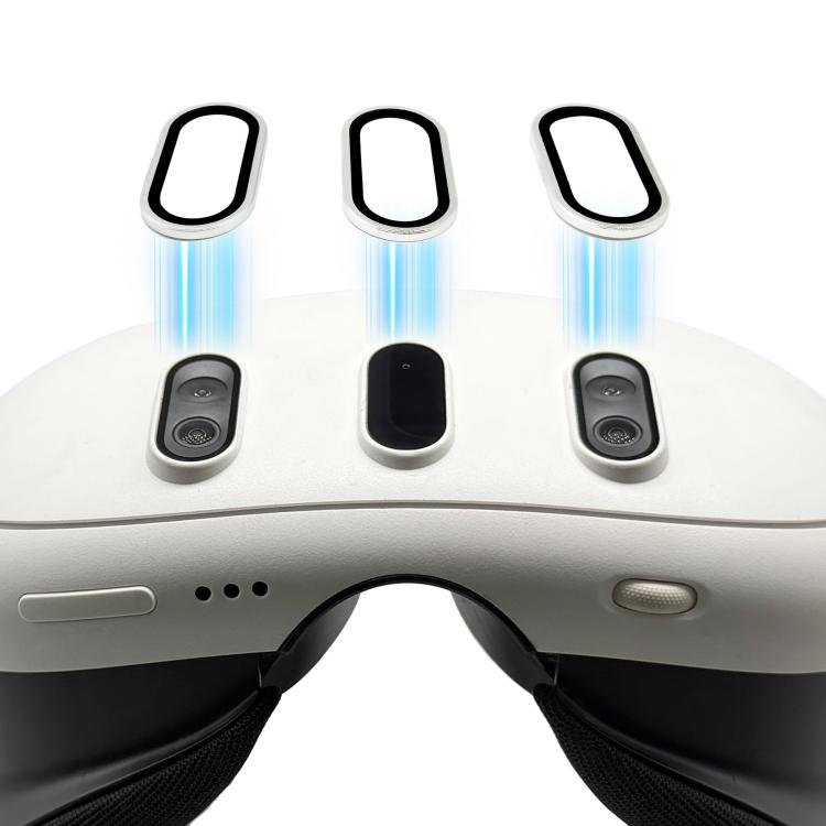 適用於 Meta Quest 3 鈦合金鏡片保護貼 防爆鋼化玻璃螢幕保護貼 VR 頭戴裝置配件