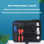 MC4光伏工具套裝壓接鉗，扳手，光伏連接器，工具包，24合1