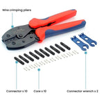 MC4光伏工具套裝壓接鉗，扳手，光伏連接器，工具包，24合1