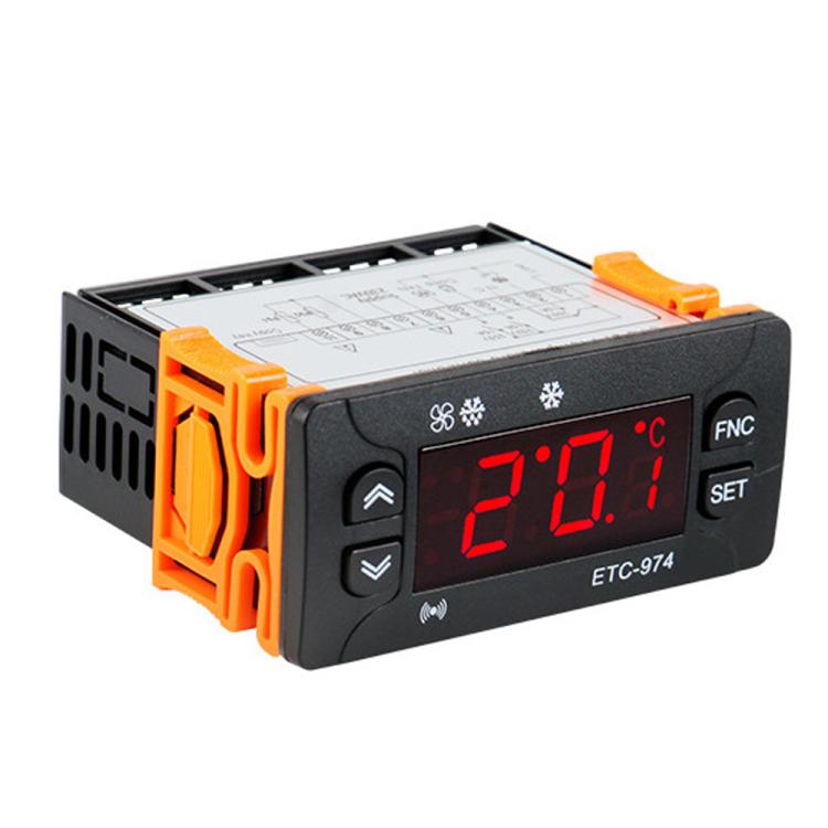 ETC-974 嵌入式數字溫度控制器，具冷卻、除霜及風扇功能，ETC-974 220V，ETC-974 110V