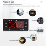 ETC-974 嵌入式數字溫度控制器，具冷卻、除霜及風扇功能，ETC-974 220V，ETC-974 110V
