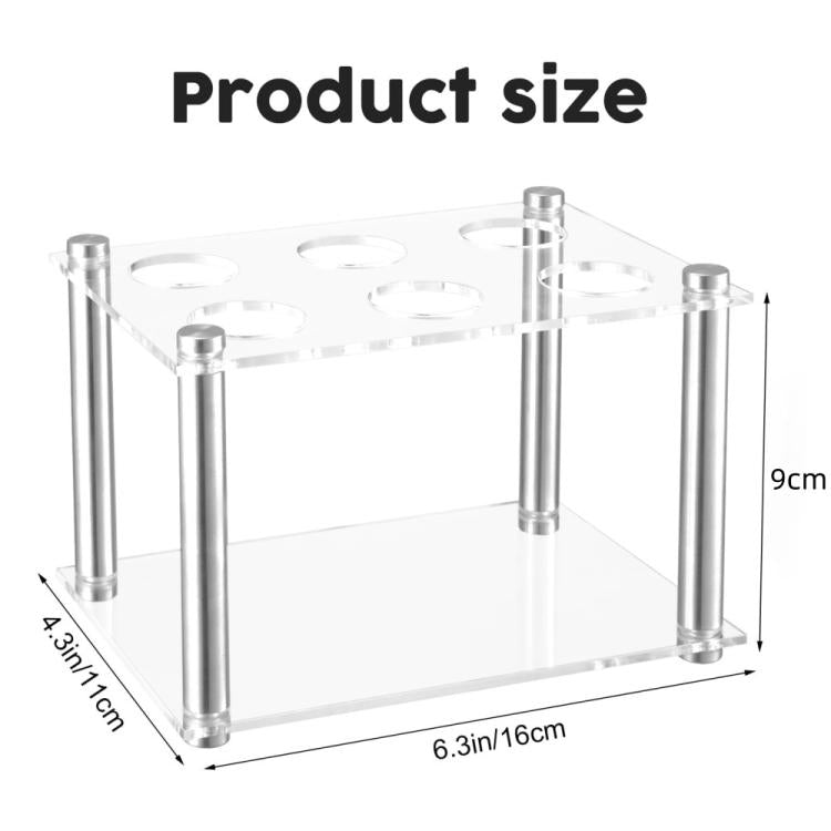 6格亞克力方形香料盒收納架，適用於Cirkul，YX212