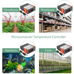 STC-8080A+ Digital Temperature Controller for Refrigeration with Defrost Function & Alarm, for Cold Room, Commercial Freezer, STC-8080A+ 220V