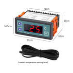 STC-100A 溫度控制器，適用溫室加熱與冷卻、小型/中型冷藏室，STC-100A 220V