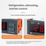 STC-9200 微電腦溫度控制器 - 三模式輸出，適用製冷、除霜及風扇控制，通用於冷藏/冷卻單元