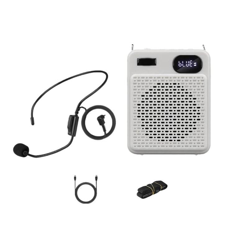 DIYO-1125 多功能戶外大音量麥克風，帶電量顯示，教師教室擴音器，無線單麥白色、無線單麥黑色、無線單戴式白色、無線單戴式黑色、無線雙麥白色...